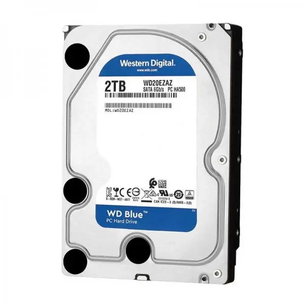 Western Digital Blue 2TB 5400 RPM Desktop Hard Drive (WD20EZAZ)