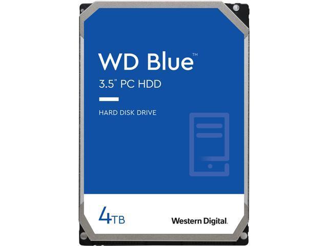 WD Blue 4TB Desktop Hard Disk Drive - 5400 RPM SATA 6Gb/s 64MB Cache 3.5 Inch - WD40EZRZ