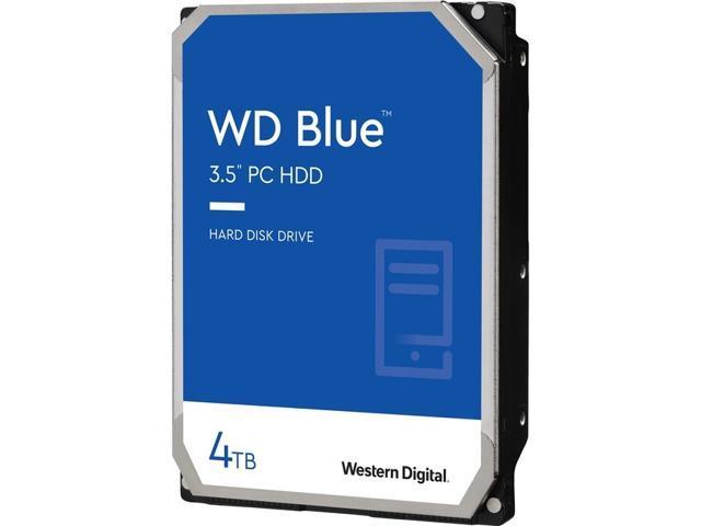 WD Blue 4TB Desktop Hard Disk Drive - 5400 RPM SATA 6Gb/s 256MB Cache 3.5 Inch - WD40EZAZ