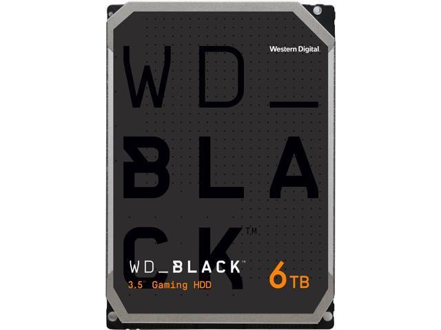 WD Black 6TB Performance Desktop Hard Disk Drive - 7200 RPM SATA 6Gb/s 256MB Cache 3.5 Inch - WD6003FZBX