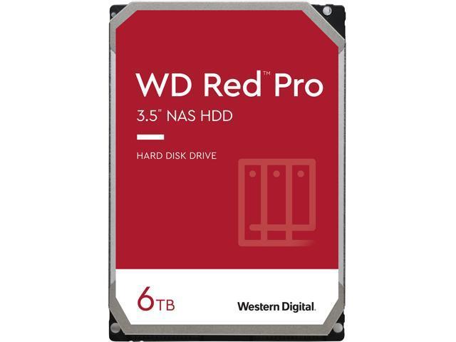 WD Red Pro WD6003FFBX 6TB 7200 RPM 256MB Cache SATA 6.0Gb/s 3.5" Internal Hard Drive Bare Drive