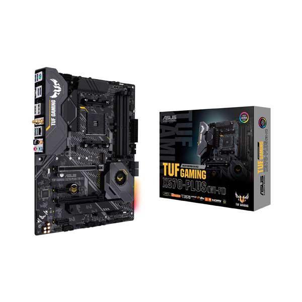 Asus TUF Gaming X570-Plus WiFi Motherboard (Amd Socket AM4/Ryzen Series CPU/Max 128GB DDR4 4400MHz Memory)