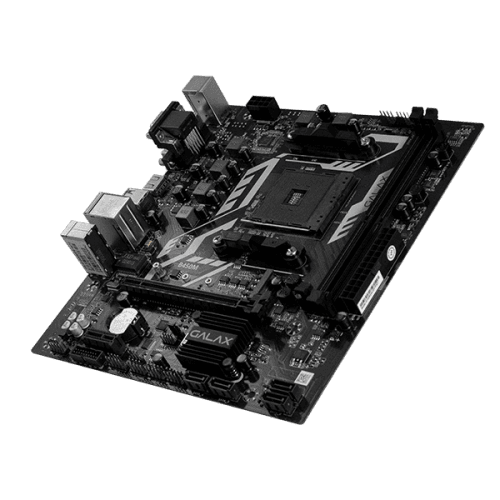 Galax B450M AM4 AMD B450 SATA 6Gb/s Micro ATX AMD Motherboard