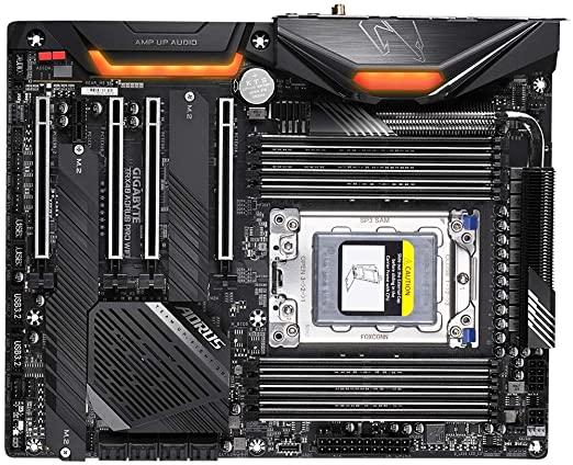 Gigabyte TRX40 AORUS PRO Motherboard with Direct 12+2 Phases Infineon Digital VRM, 3 PCIe 4.0 M.2 with Thermal Guards, Intel Wi-Fi 6 802.11ax