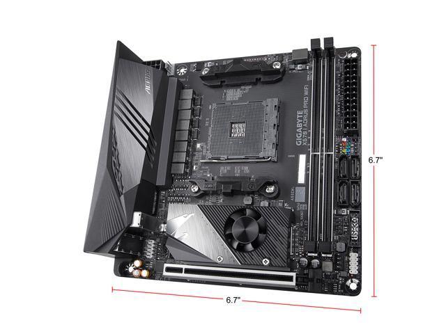 Gigabyte X570 I AORUS PRO WIFI AMD Ryzen 3000 PCIe 4.0 SATA 6Gb/s USB 3.2 AMD X570 Mini-ITX Motherboard