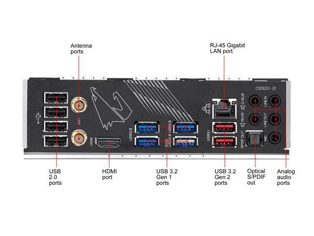 Gigabyte X570 AORUS ELITE WIFI AM4 AMD X570 SATA 6Gb/s ATX AMD Motherboard