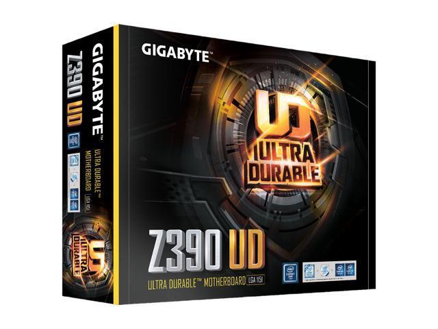 Gigabyte Z390 UD LGA 1151 (300 Series) Intel Z390 SATA 6Gb/s ATX Intel Motherboard