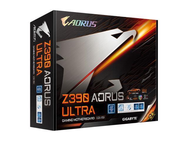 Gigabyte Z390 AORUS ULTRA LGA 1151 (300 Series) Intel Z390 SATA 6Gb/s ATX Intel Motherboard
