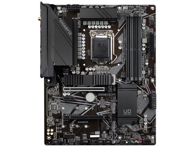 Gigabyte Z590 UD AC (LGA 1200/ Intel Z590/ ATX/Triple M.2/ PCIe 4.0/ USB 3.2 Gen 2/ Intel Wireless-AC/ 2.5GbE LAN/Motherboard)