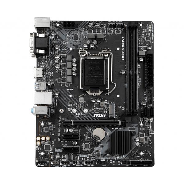 MSI H310M PRO-M2 Plus Motherboard (Intel Socket 1151/9th And 8th Generation Core Series CPU/Max 32GB DDR4 2666MHz Memory)
