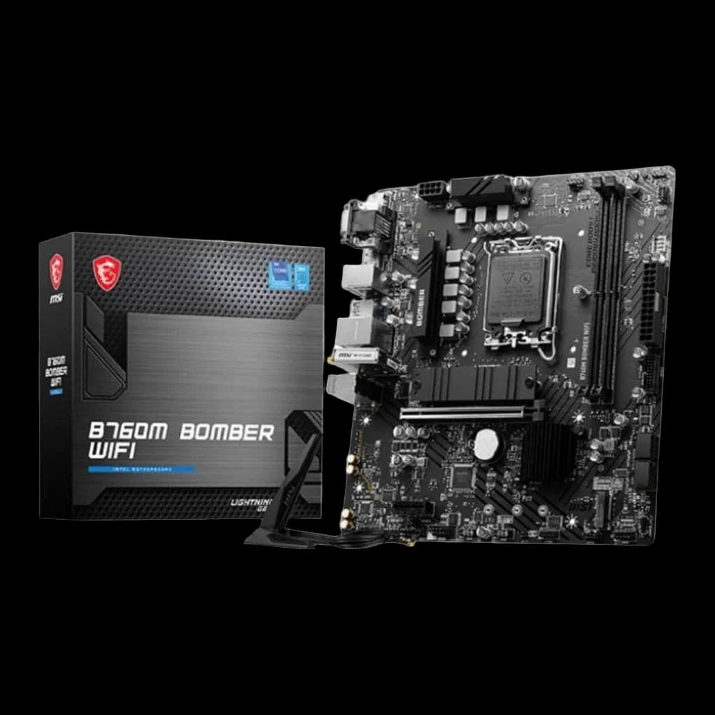 MSI B760M Bomber WIFI Motherboard (DDR4)