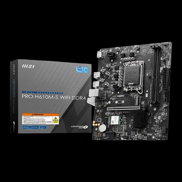 MSI PRO H610M-S WIFI DDR4 Motherboard
