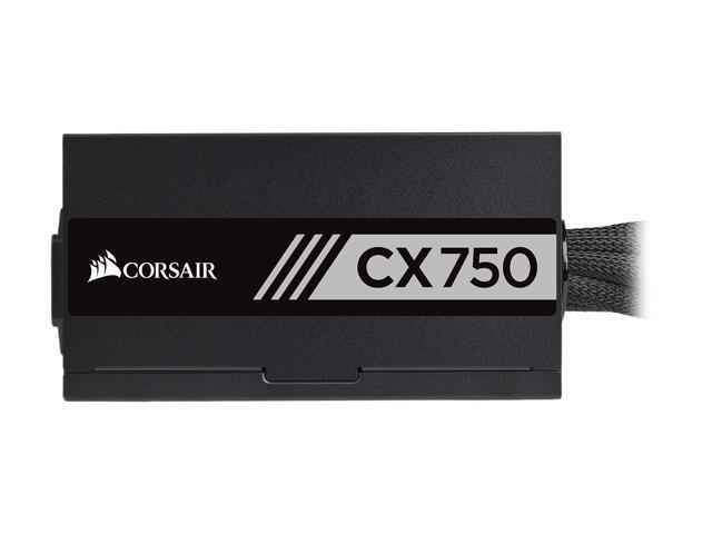 Corsair CX Series CX750 (New) CP-9020123-NA 750W ATX12V 80 PLUS BRONZE Certified Non-Modular Active PFC Power Supply