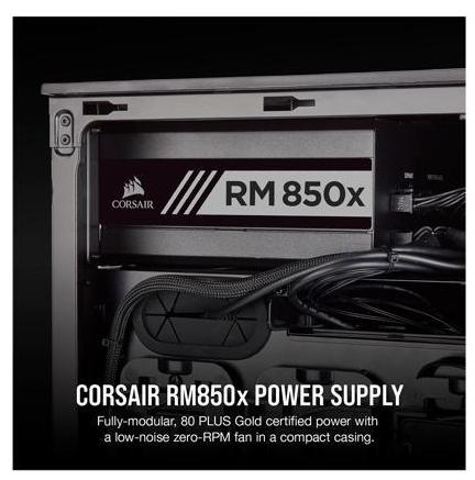 Corsair RMx Series RM850x CP-9020180-NA 850W ATX12V / EPS12V 80 PLUS GOLD Certified Full Modular Power Supply