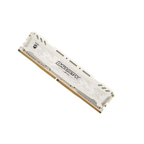 Crucial Ballistix Sport LT 16GB 3200 MHz DDR4 White Desktop Gaming Memory
