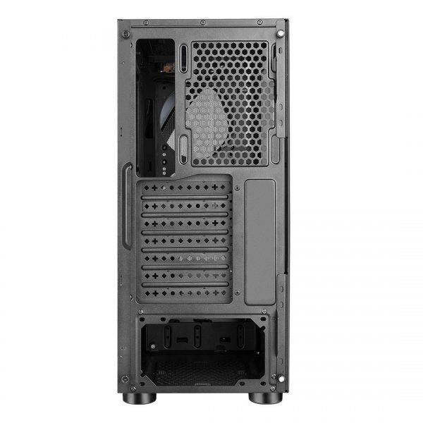 Ant Esports ICE-130AG Mid Tower with Transparent Side Panel - Black