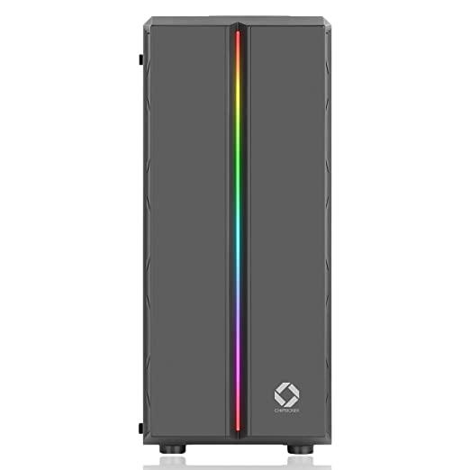 Chiptronex MX1 RGB (ATX) Mid Tower Cabinet With Tempered Glass Side Panel (Black)