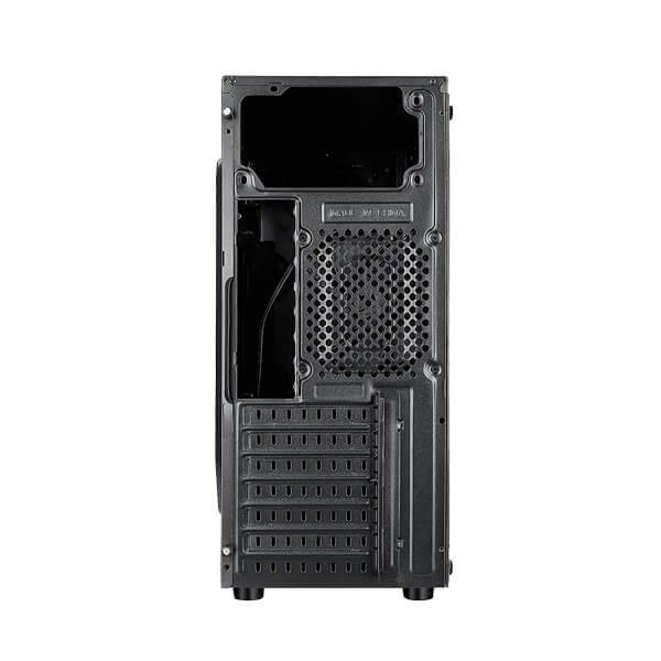 Chiptronex X410B RGB (ATX) Mid Tower Cabinet With Transparent Side Panel (Black)