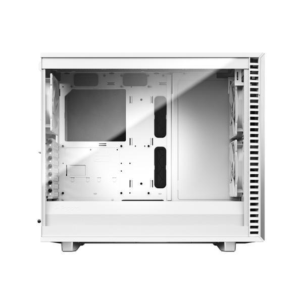 Fractal Design Define 7 Clear (E-ATX) Mid Tower Cabinet With Tempered Glass Side Panel (White)
