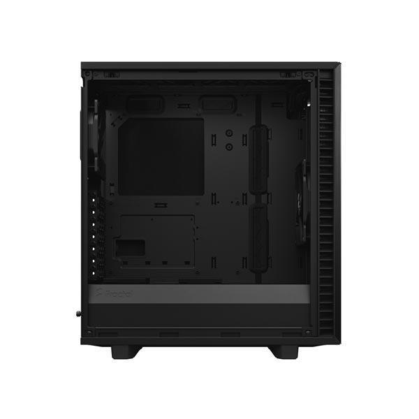 Fractal Design Define 7 Compact Dark (ATX) Mid Tower Cabinet With Tempered Glass Side Panel (Black)