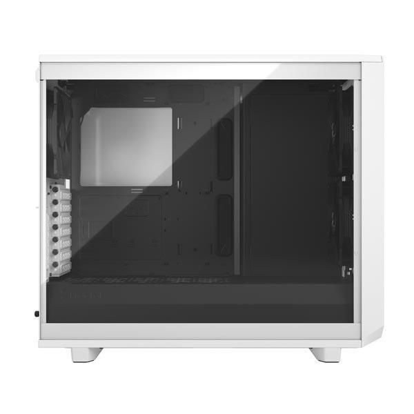 Fractal Design Meshify 2 Clear (E-ATX) Mid Tower Cabinet With Tempered Glass Side Panel (White)