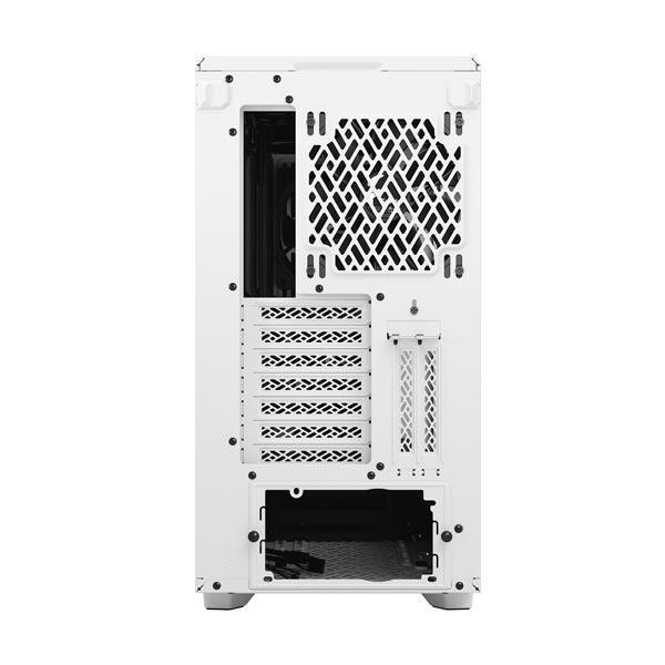 Fractal Design Meshify 2 Clear (E-ATX) Mid Tower Cabinet With Tempered Glass Side Panel (White)