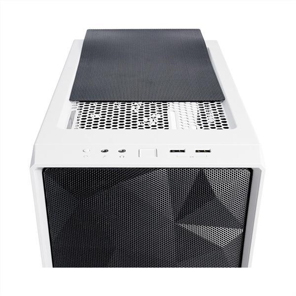 Fractal Design Meshify C (ATX) Mid Tower Cabinet With Tempered Glass Side Panel (White)