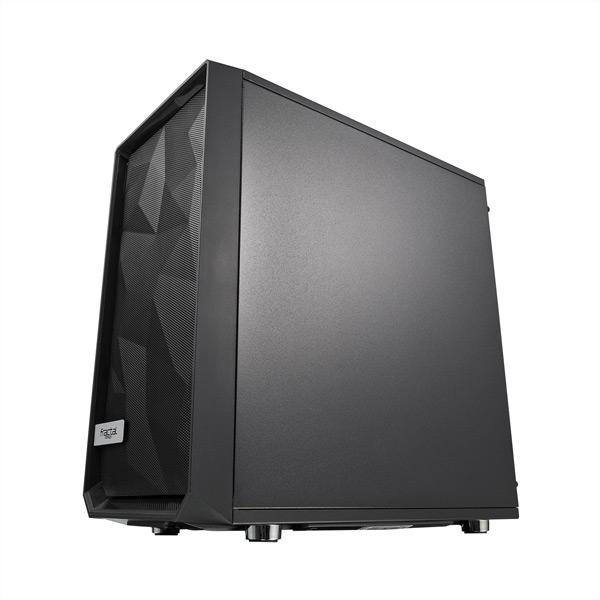 Fractal Design Meshify C Mini Dark (M-ATX) Mini Tower Cabinet With Tempered Glass Side Panel (Black)