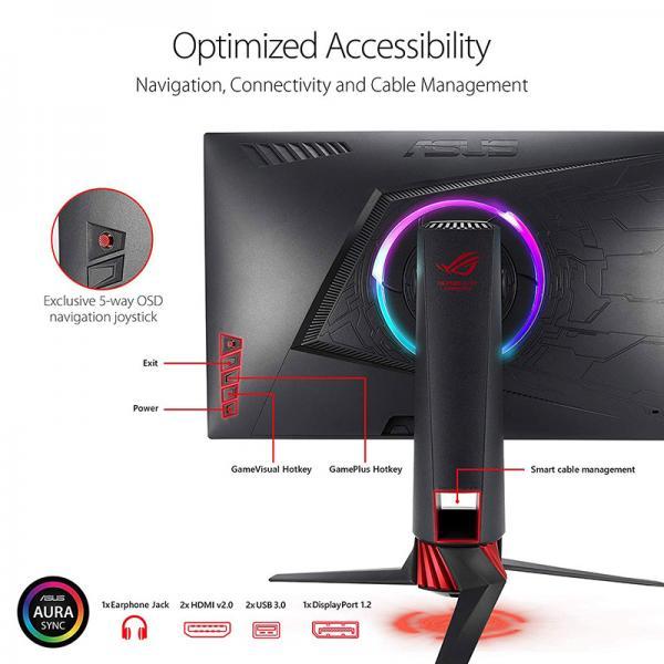 Asus ROG Strix XG248Q - 24 Inch Gaming Monitor (Nvidia G-Sync, 1ms Response Time, 240Hz Refresh Rate, FHD TN Panel, HDMI, DisplayPort)