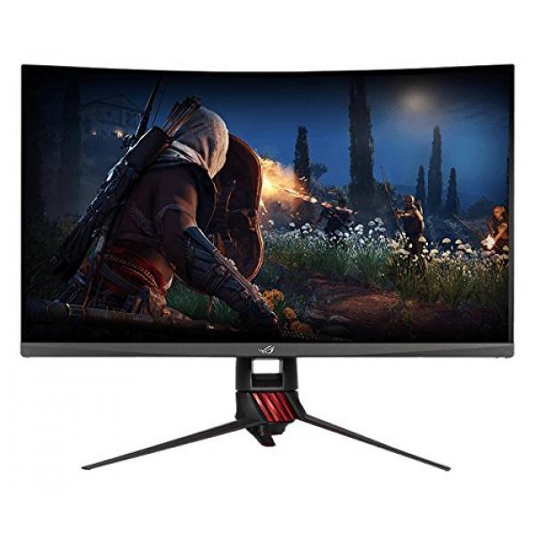 Asus ROG Strix XG32VQ - 32 Inch 125% sRGB Curved Gaming Monitor (1800R Curved, Adaptive Sync, 4ms Response Time, 144Hz Refresh Rate, Frameless, 2K WQHD VA Panel, HDMI, DisplayPort)