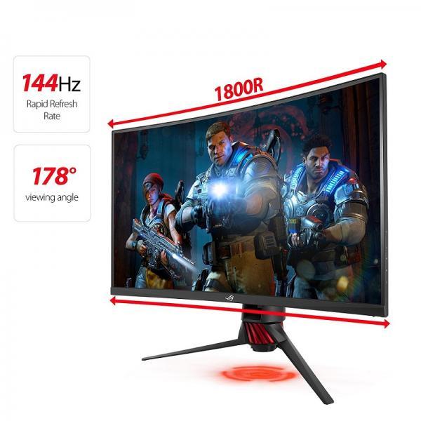 Asus ROG Strix XG32VQ - 32 Inch 125% sRGB Curved Gaming Monitor (1800R Curved, Adaptive Sync, 4ms Response Time, 144Hz Refresh Rate, Frameless, 2K WQHD VA Panel, HDMI, DisplayPort)