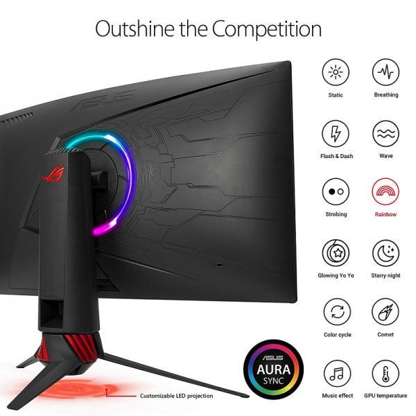 Asus ROG Strix XG32VQ - 32 Inch 125% sRGB Curved Gaming Monitor (1800R Curved, Adaptive Sync, 4ms Response Time, 144Hz Refresh Rate, Frameless, 2K WQHD VA Panel, HDMI, DisplayPort)