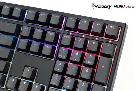 Ducky One 2 RGB Mechanical Keyboard with Cherry MX Blue Key Switches