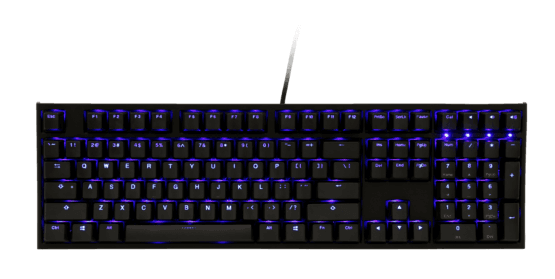 Ducky One 2 Backlit Mechanical Keyboard with Cherry MX Blue Key Switches