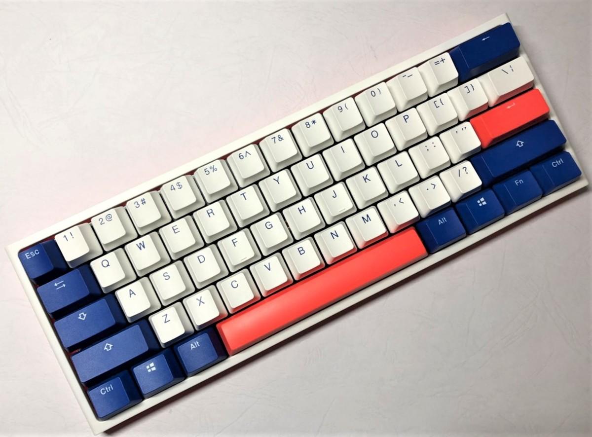 Ducky One 2 Mini Bon Voyage Mechanical Keyboard with Cherry MX Blue Key Switches