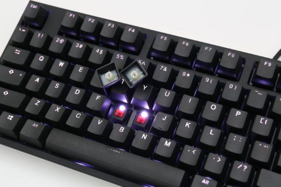 Ducky One 2 TKL Backlit Black Mechanical Keyboard with Cherry MX Blue Key Switches