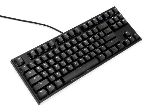 Ducky One 2 TKL Backlit Black Mechanical Keyboard with Cherry MX Blue Key Switches