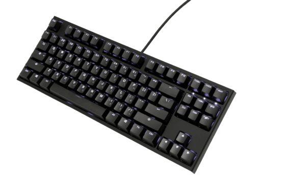 Ducky One 2 TKL Backlit White Mechanical Keyboard with Cherry MX Red Key Switches