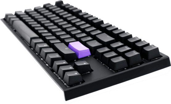 Ducky One 2 RGB TKL Mechanical Keyboard with Cherry MX Red Key Switches