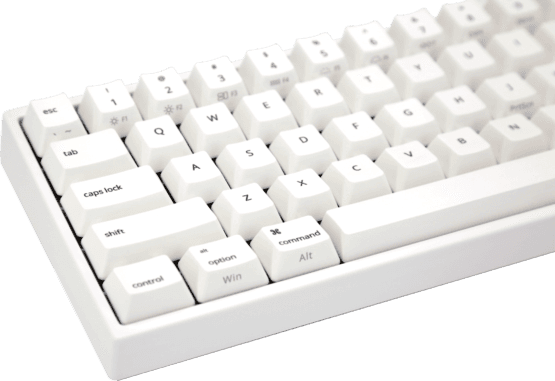 Ducky Miya Pro Mac Mechanical Keyboard with Cherry MX Red Key Switches