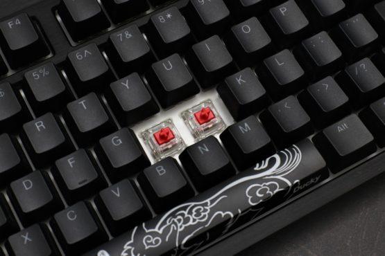 Ducky Shine 7 BlackOut Edition Mechanical Keyboard with Cherry MX Red Key Switches