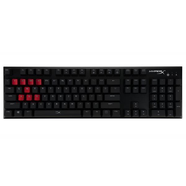 HyperX Alloy FPS Mechanical Gaming Keyboard Cherry MX Blue Switches With Red Backlight