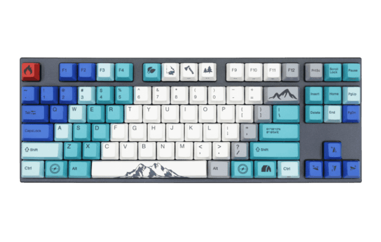 Varmilo VA87M Summit Mechanical Keyboard with Cherry MX Blue Key Switches