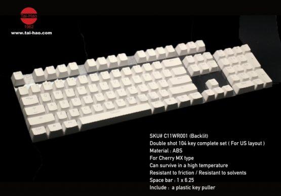ABS Backlit Double Shot Keycap – White