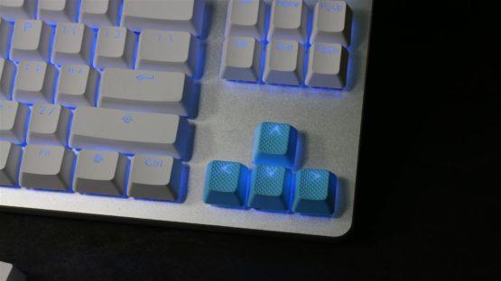 Rubber Gaming Keycap – Neon Blue