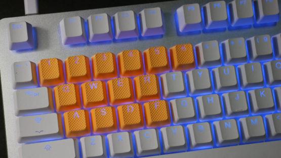 Rubber Gaming Keycap – Neon Orange