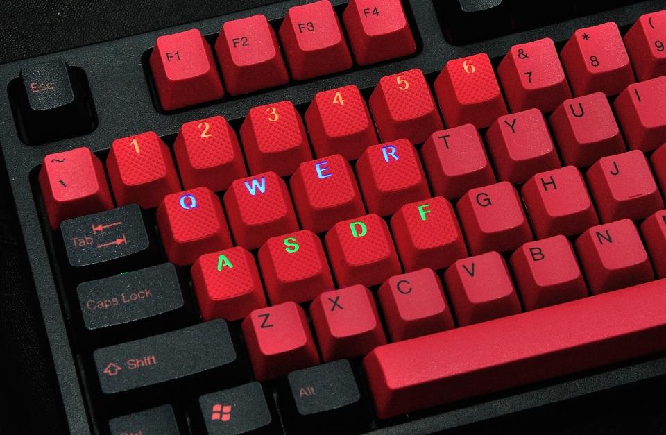 Rubber Gaming Keycap – Red