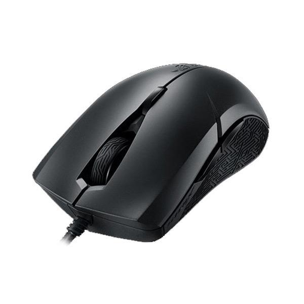 Asus ROG Strix Evolve Ergonomic Wired Gaming Mouse (7200 DPI, Optical Sensor, Omron switches, Aura RGB Lighting, 1000Hz Polling Rate)