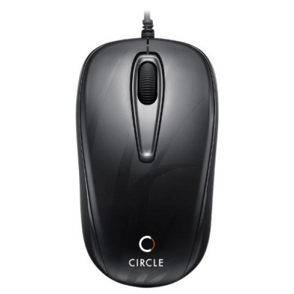 Circle CM 318 Ergonomic Wired Mouse (1000DPI, Optical Sensor)