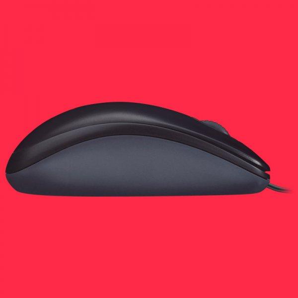 Logitech M90 Black Ambidextrous Wired Mouse (Optical Sensor)